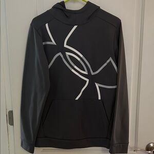 Under Armour Black Hoodie with White Logo
